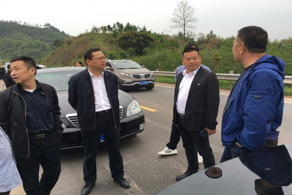 4.14蓮都區(qū)領(lǐng)導(dǎo)赴現(xiàn)場調(diào)研，關(guān)心支持公司發(fā)展后勁