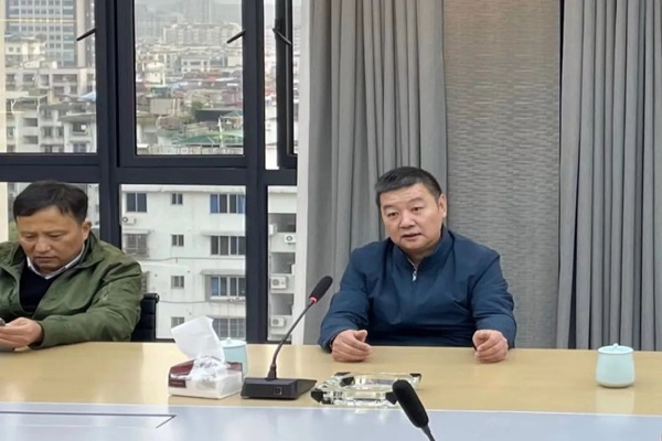 麗水市建設(shè)局黨組書記、局長鐘小松一行到浙江中立建設(shè)有限公司走訪